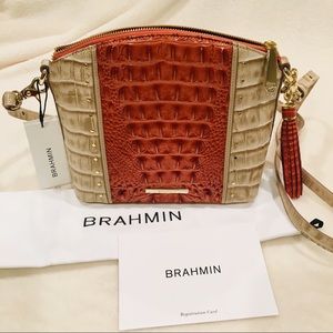 Brahmin Mini Duxbury Tassel Crossbody Bag